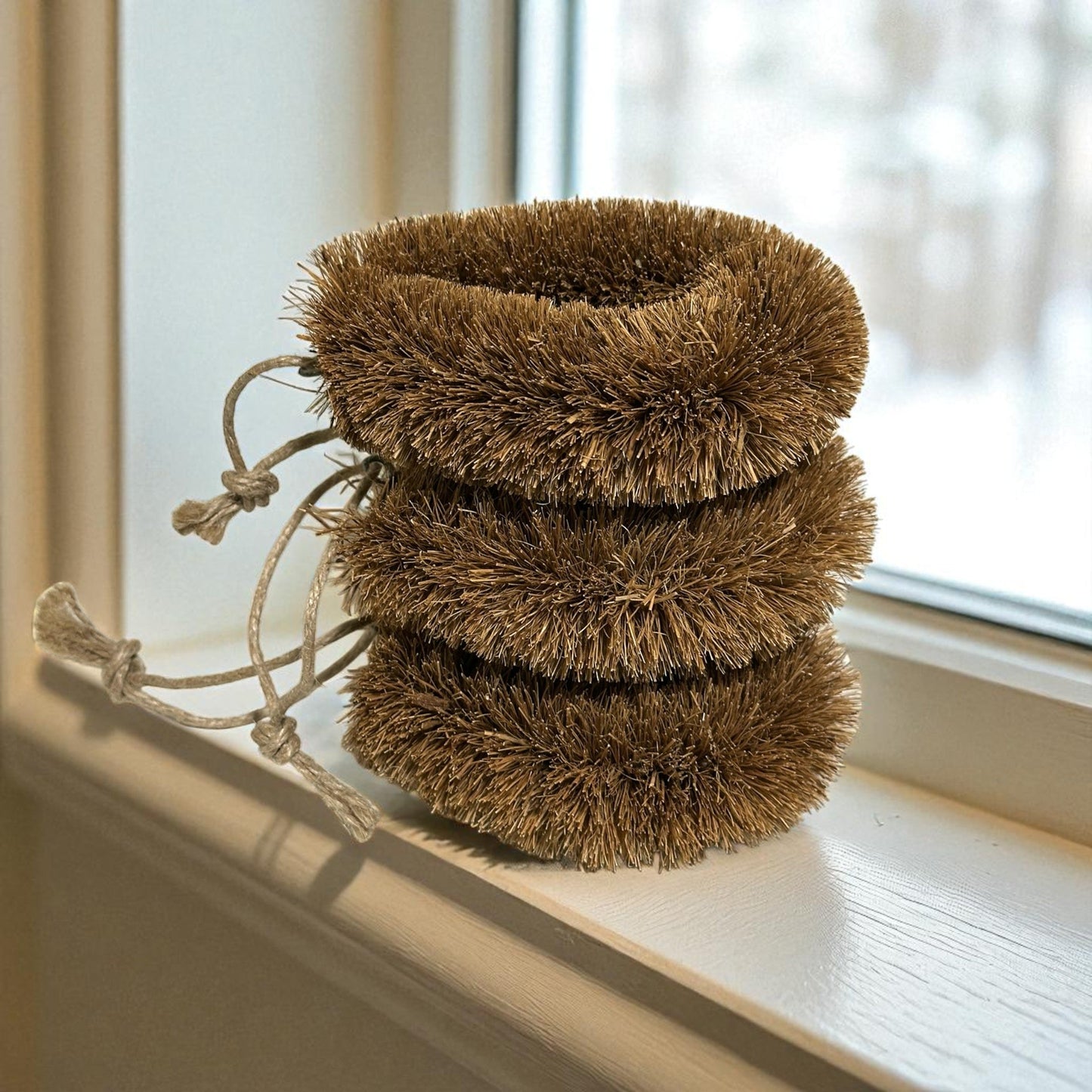 Coir Tawashi Brush - Pack of 3