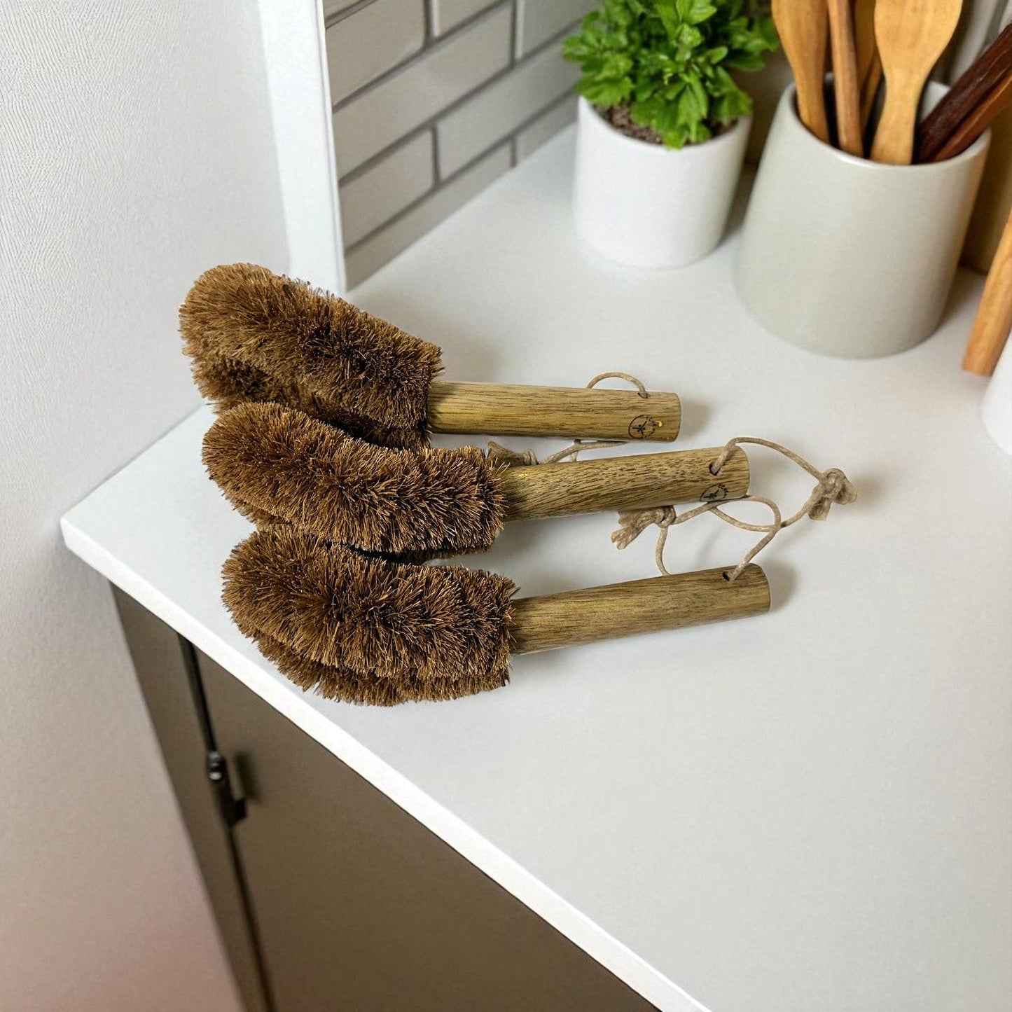 Coir Tawashi Pot Brush - Pack of 3